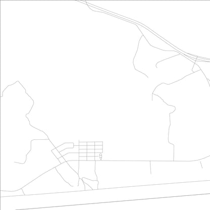 ROAD MAP OF JACUMBA, CALIFORNIA BY MAPBAKES