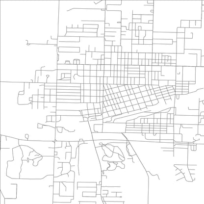 ROAD MAP OF MONETT, MISSOURI BY MAPBAKES