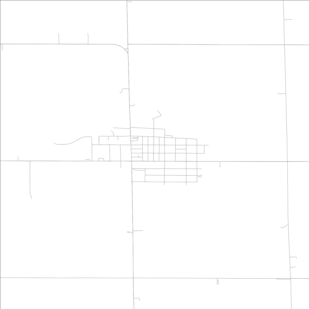 ROAD MAP OF NEWHALL, LOWA BY MAPBAKES