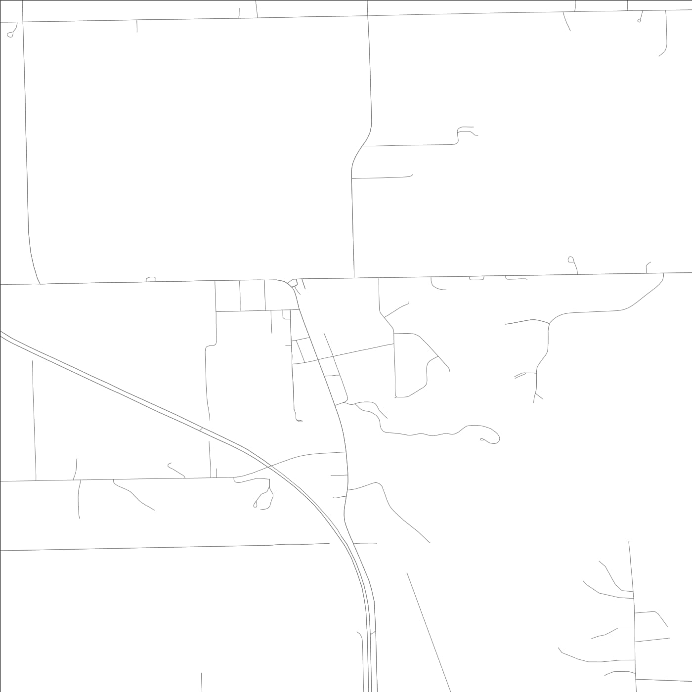 ROAD MAP OF KAPPA, ILLINOIS BY MAPBAKES