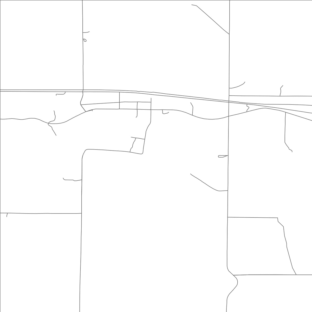 ROAD MAP OF MONTIER, MISSOURI BY MAPBAKES