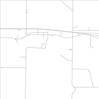 ROAD MAP OF MONTIER, MISSOURI BY MAPBAKES