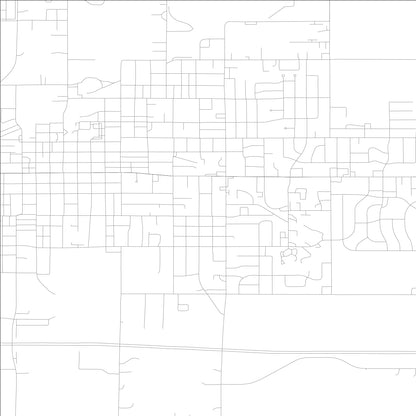 ROAD MAP OF NEWTON, LOWA BY MAPBAKES
