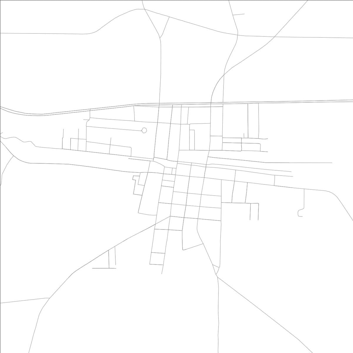 ROAD MAP OF BOSTON, GEORGIA BY MAPBAKES