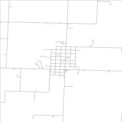 ROAD MAP OF MONTROSE, MISSOURI BY MAPBAKES