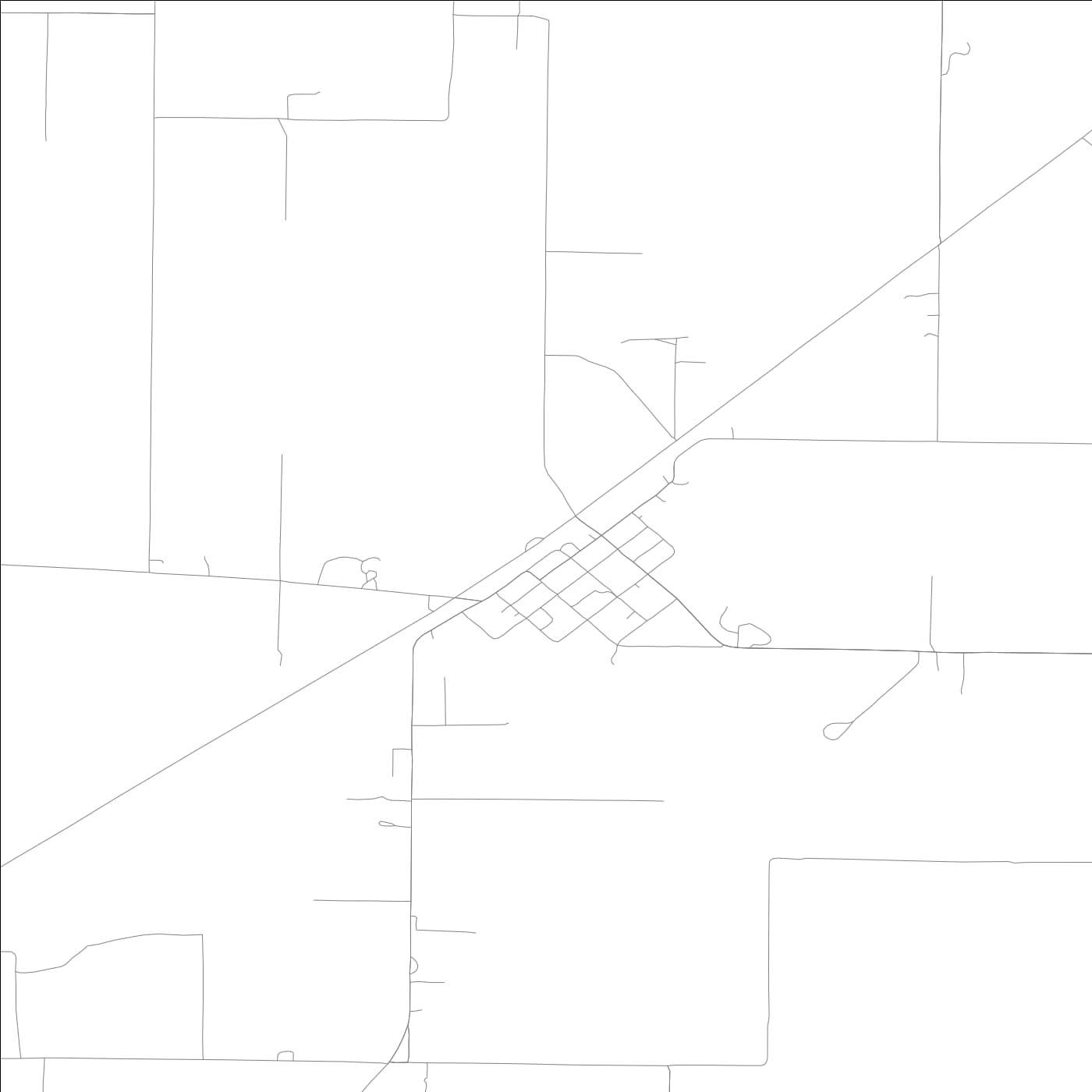 ROAD MAP OF KEENSBURG, ILLINOIS BY MAPBAKES