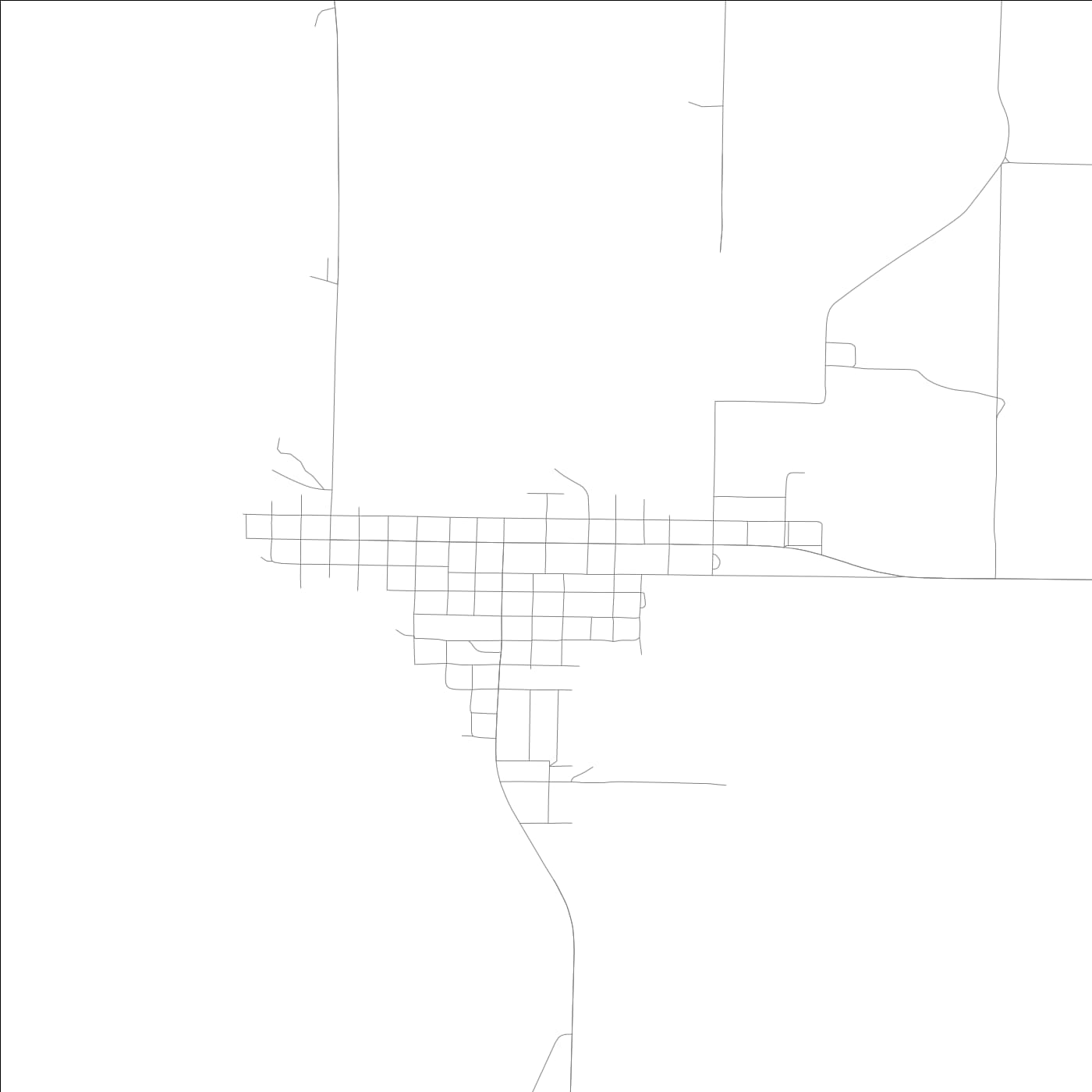 ROAD MAP OF KEITHSBURG, ILLINOIS BY MAPBAKES