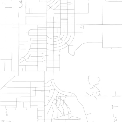 ROAD MAP OF JOSHUA TREE, CALIFORNIA BY MAPBAKES