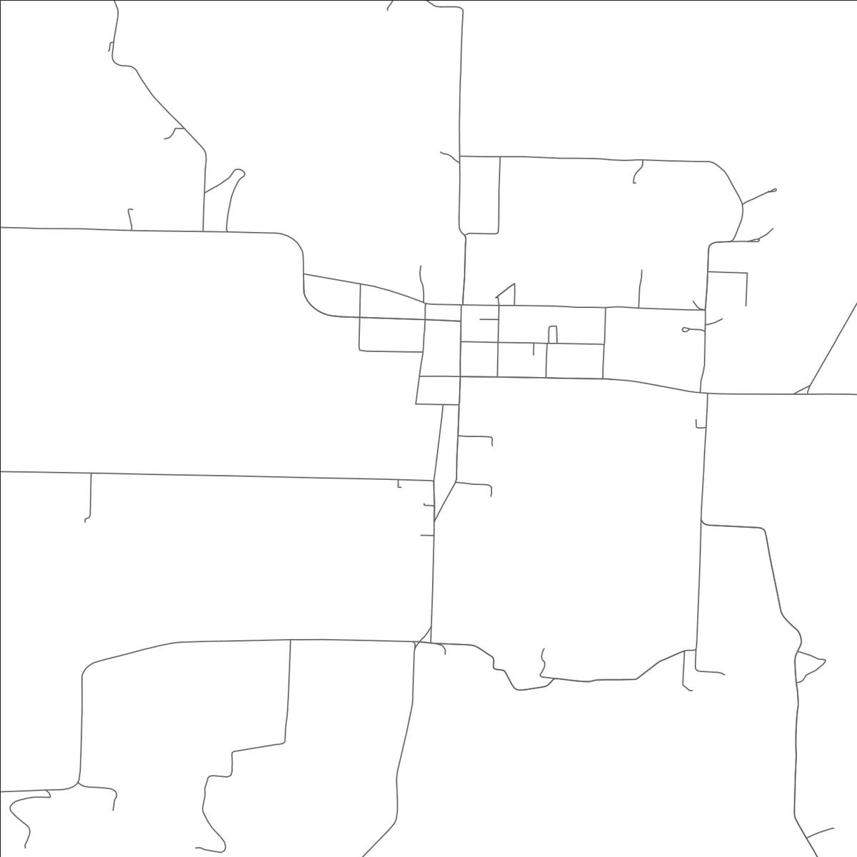 ROAD MAP OF MORRISVILLE, MISSOURI BY MAPBAKES