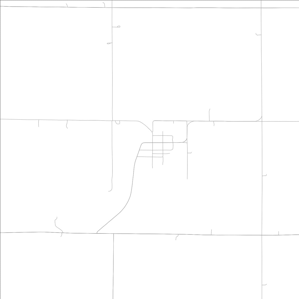 ROAD MAP OF NORTHBORO, LOWA BY MAPBAKES