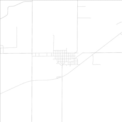 ROAD MAP OF KENNEY, ILLINOIS BY MAPBAKES