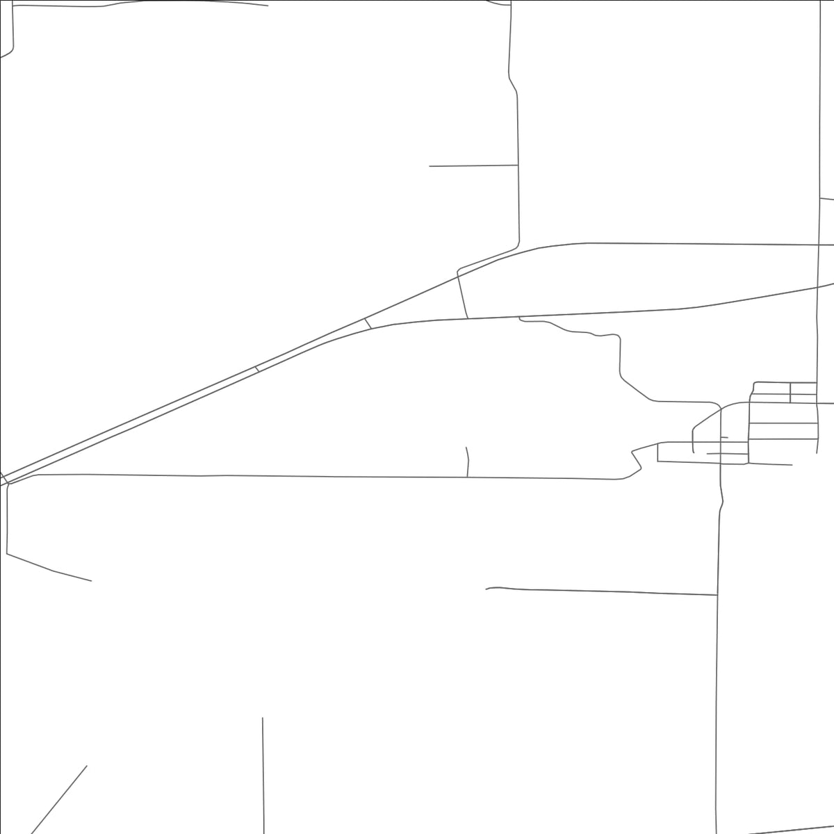 ROAD MAP OF MOSBY, MISSOURI BY MAPBAKES