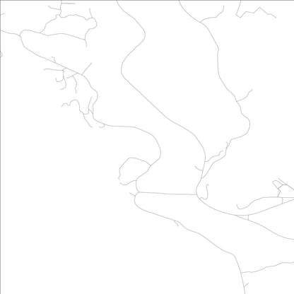 ROAD MAP OF JUNCTION CITY, CALIFORNIA BY MAPBAKES