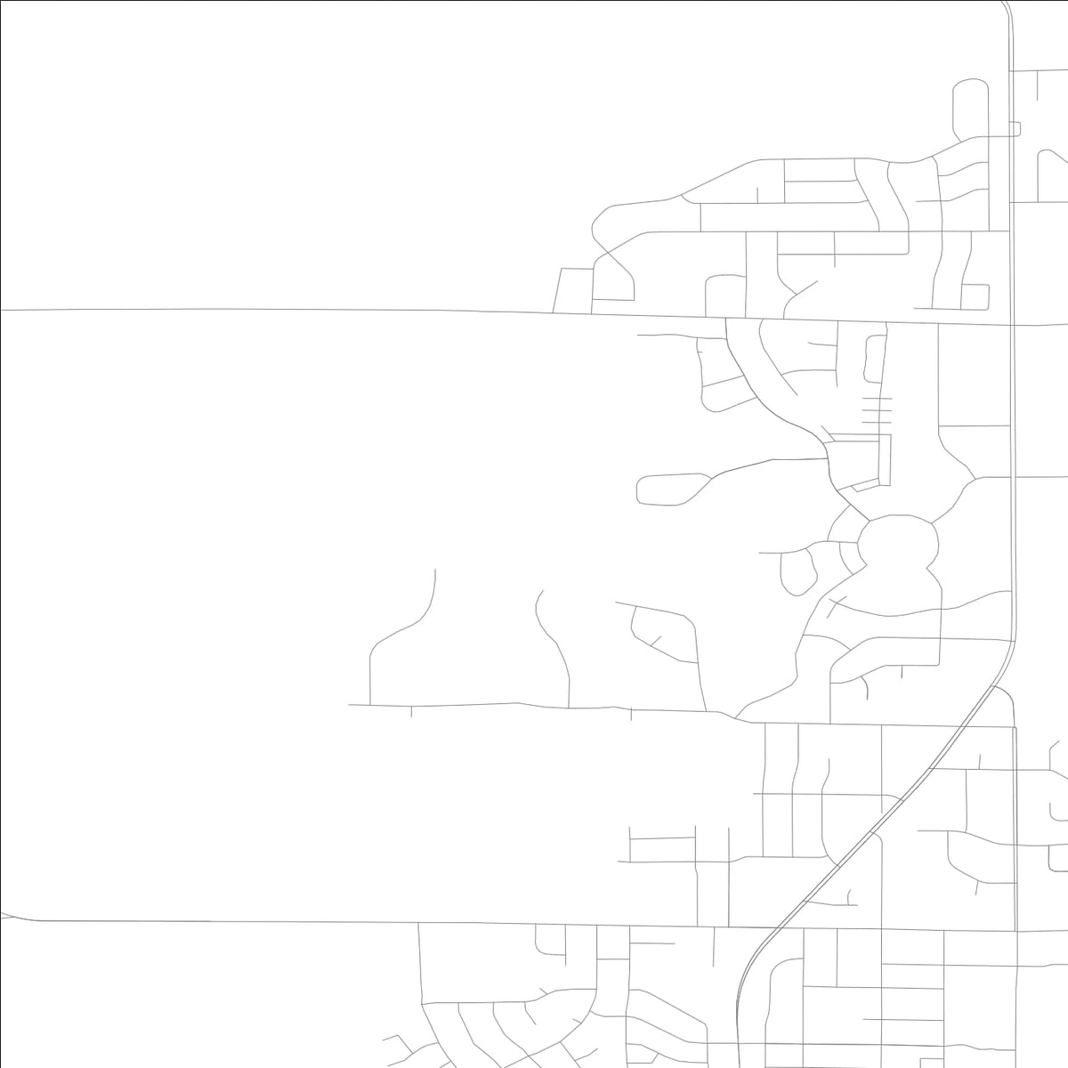 ROAD MAP OF NORWALK, LOWA BY MAPBAKES