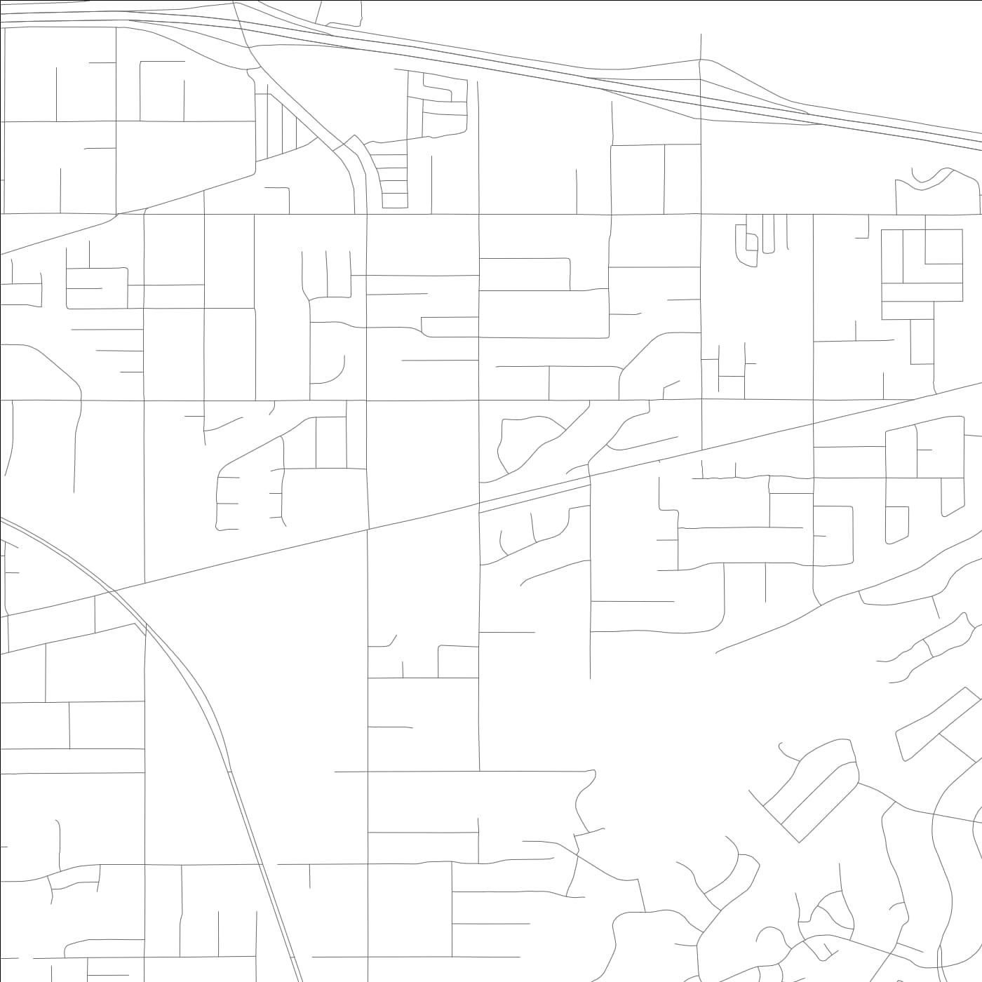 ROAD MAP OF JURUPA VALLEY, CALIFORNIA BY MAPBAKES