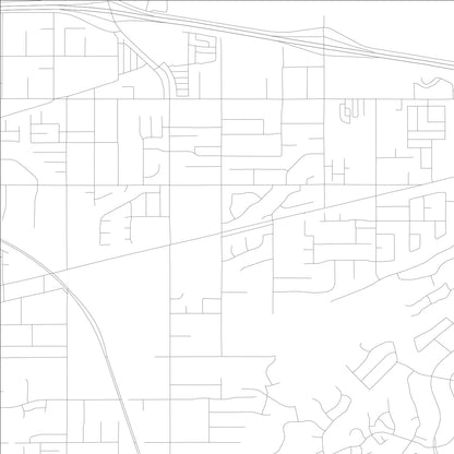 ROAD MAP OF JURUPA VALLEY, CALIFORNIA BY MAPBAKES