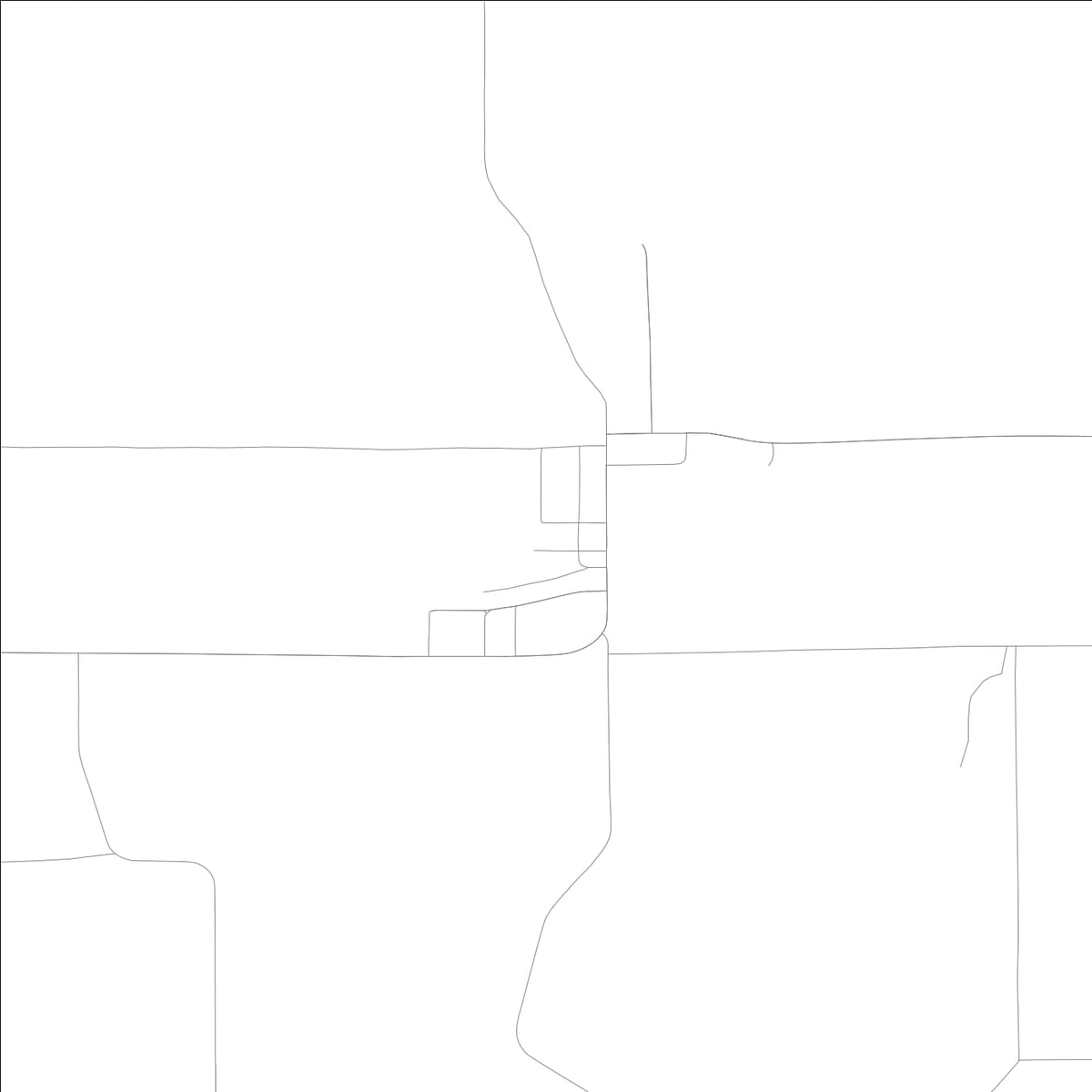 ROAD MAP OF NUMA, LOWA BY MAPBAKES