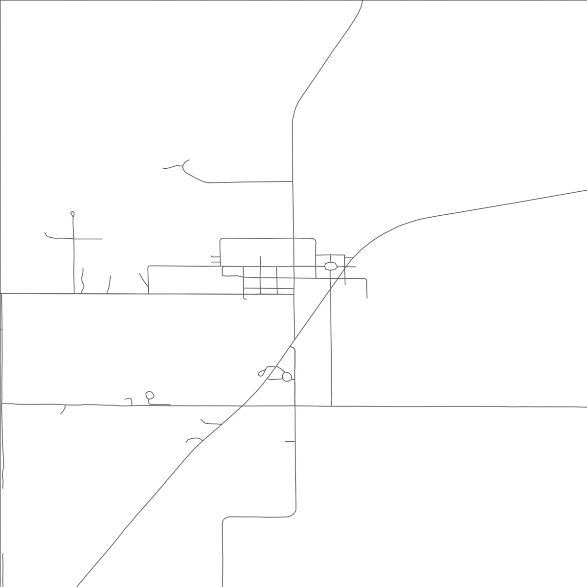 ROAD MAP OF MOUNT MORIAH, MISSOURI BY MAPBAKES