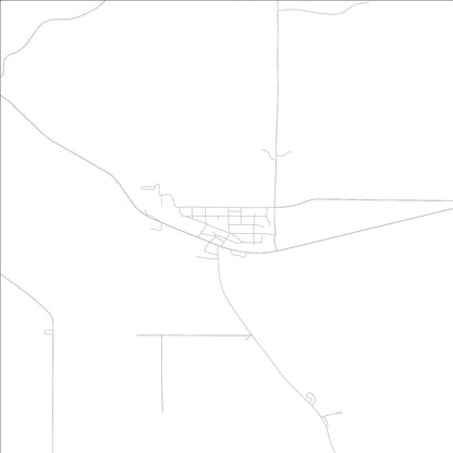 ROAD MAP OF KINDERHOOK, ILLINOIS BY MAPBAKES