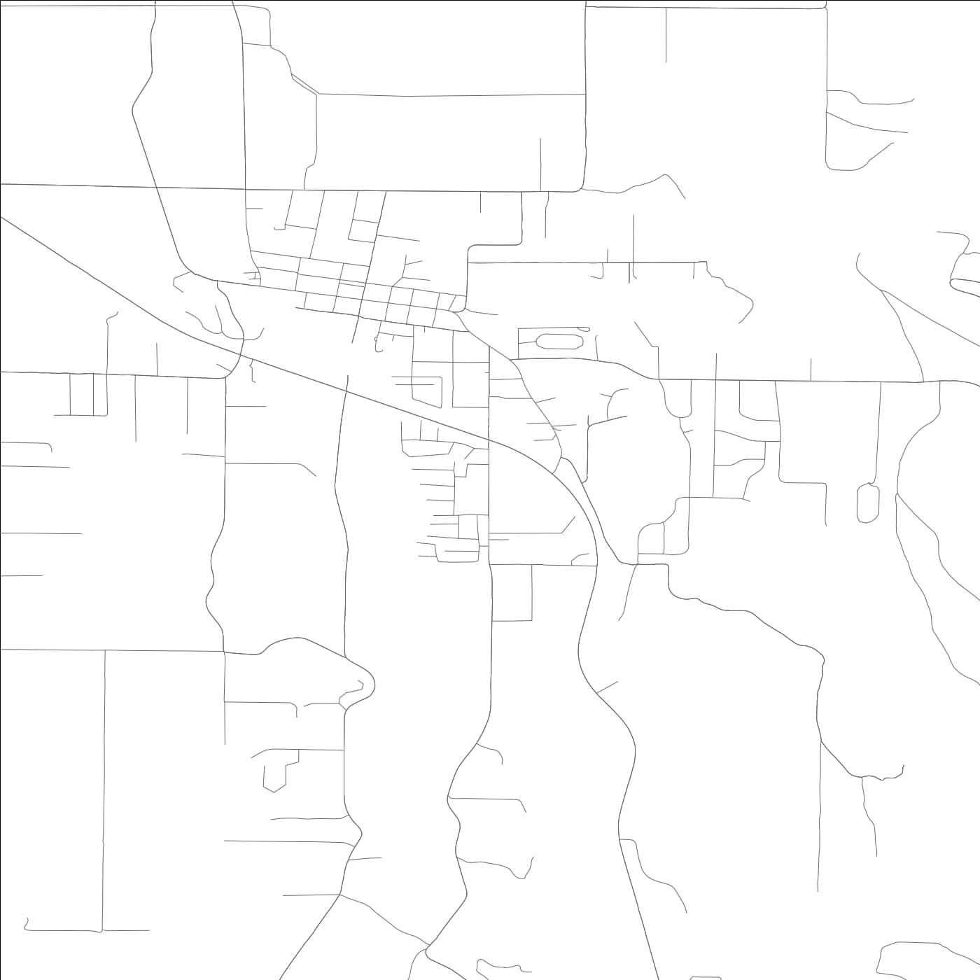 ROAD MAP OF KELSEYVILLE, CALIFORNIA BY MAPBAKES