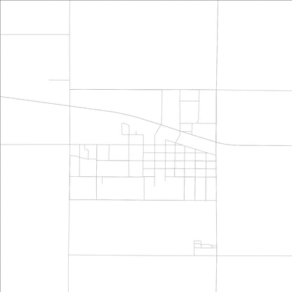 ROAD MAP OF ODEBOLT, LOWA BY MAPBAKES