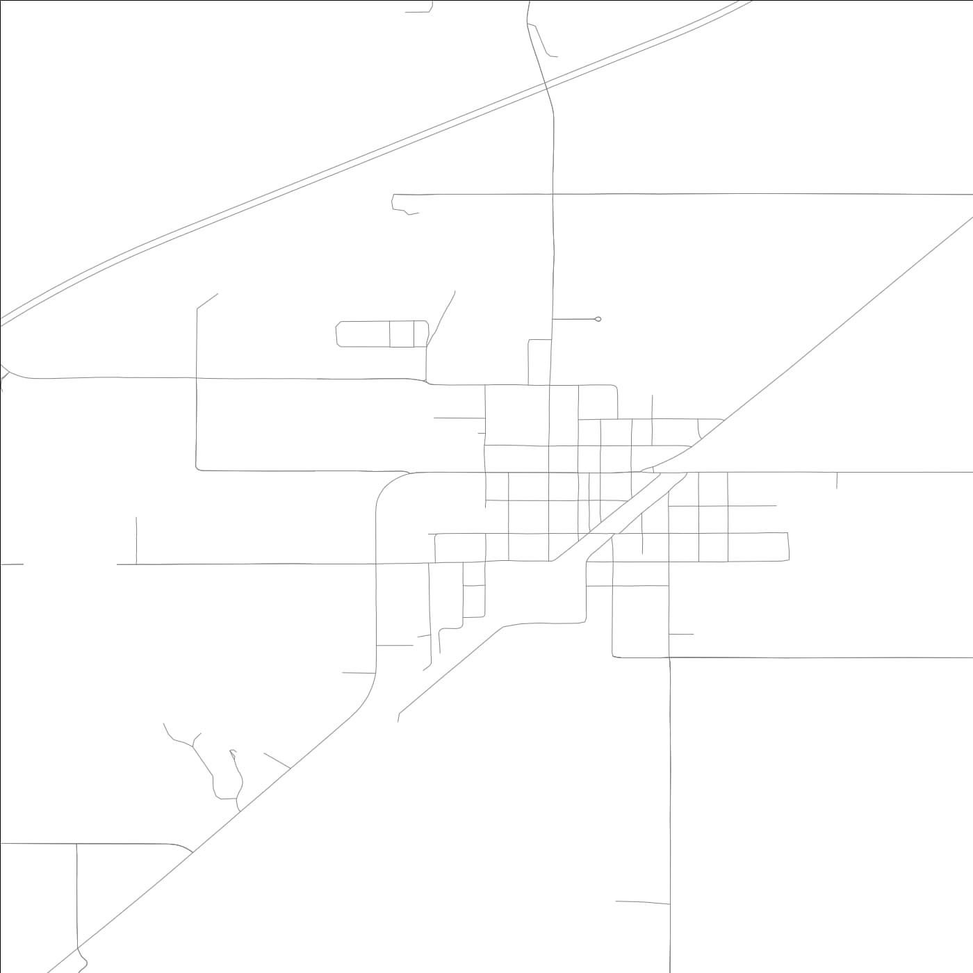 ROAD MAP OF KINMUNDY, ILLINOIS BY MAPBAKES