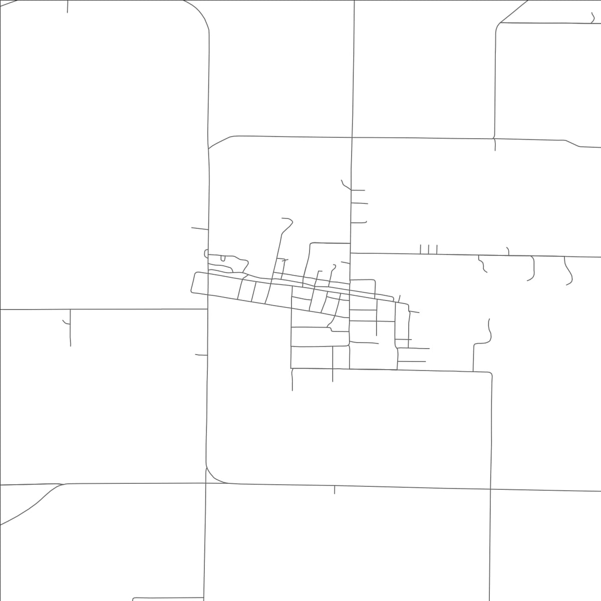 ROAD MAP OF NAYLOR, MISSOURI BY MAPBAKES