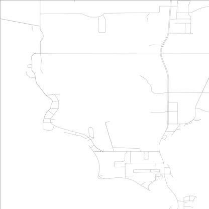 ROAD MAP OF OKOBOJI, LOWA BY MAPBAKES