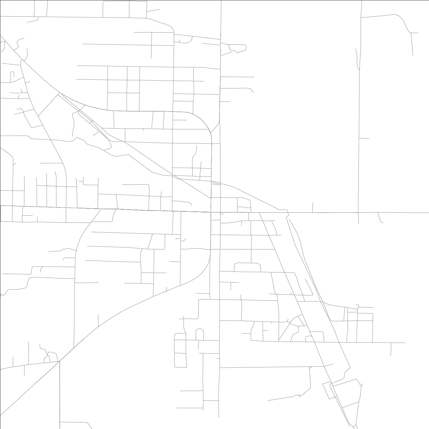 ROAD MAP OF BLOUNTSTOWN, FLORIDA BY MAPBAKES