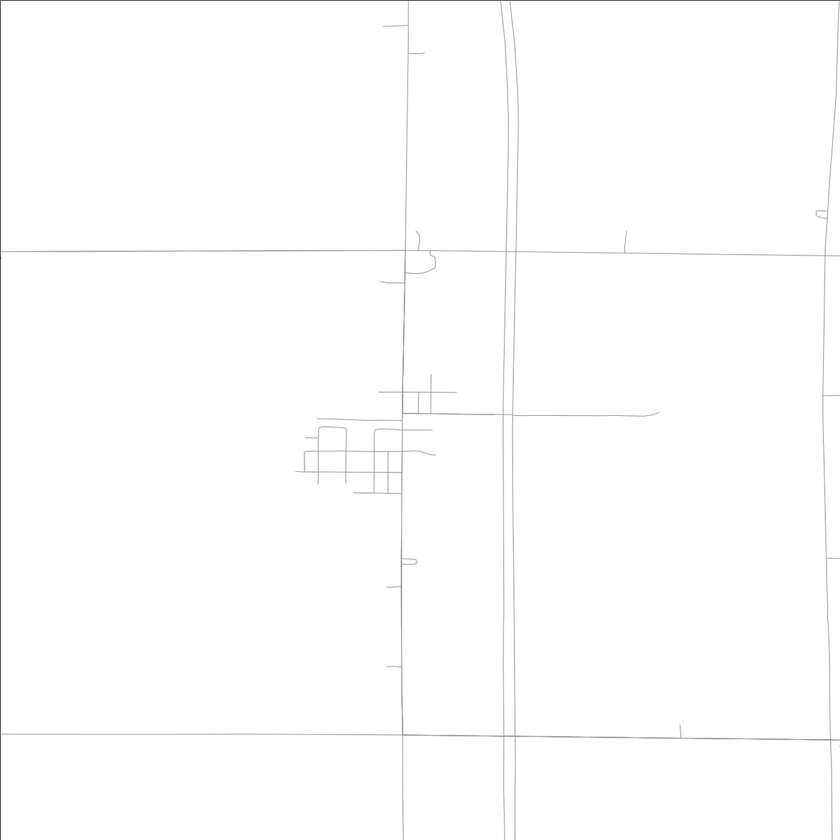 ROAD MAP OF OLDS, LOWA BY MAPBAKES