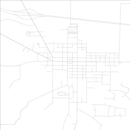 ROAD MAP OF KNOXVILLE, ILLINOIS BY MAPBAKES