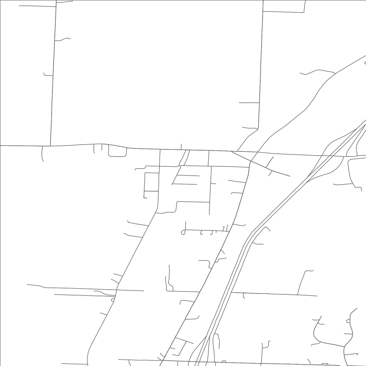 ROAD MAP OF NEW BLOOMFIELD, MISSOURI BY MAPBAKES
