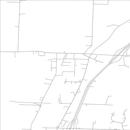 ROAD MAP OF NEW BLOOMFIELD, MISSOURI BY MAPBAKES