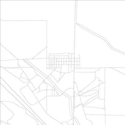 ROAD MAP OF KETTLEMAN CITY, CALIFORNIA BY MAPBAKES