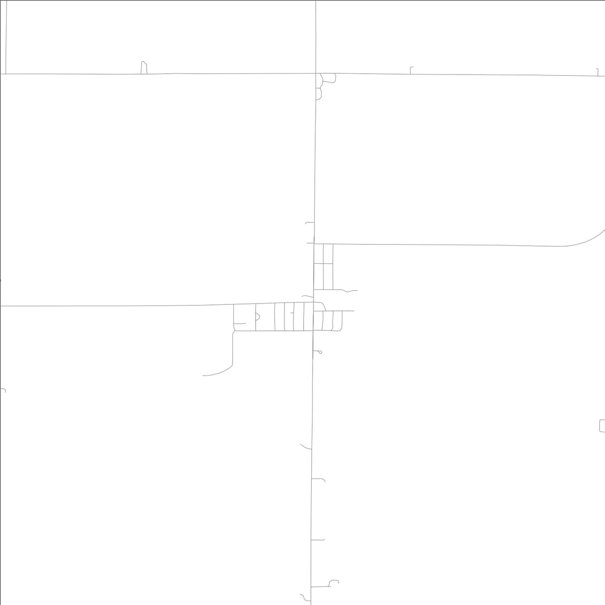 ROAD MAP OF ONSLOW, LOWA BY MAPBAKES