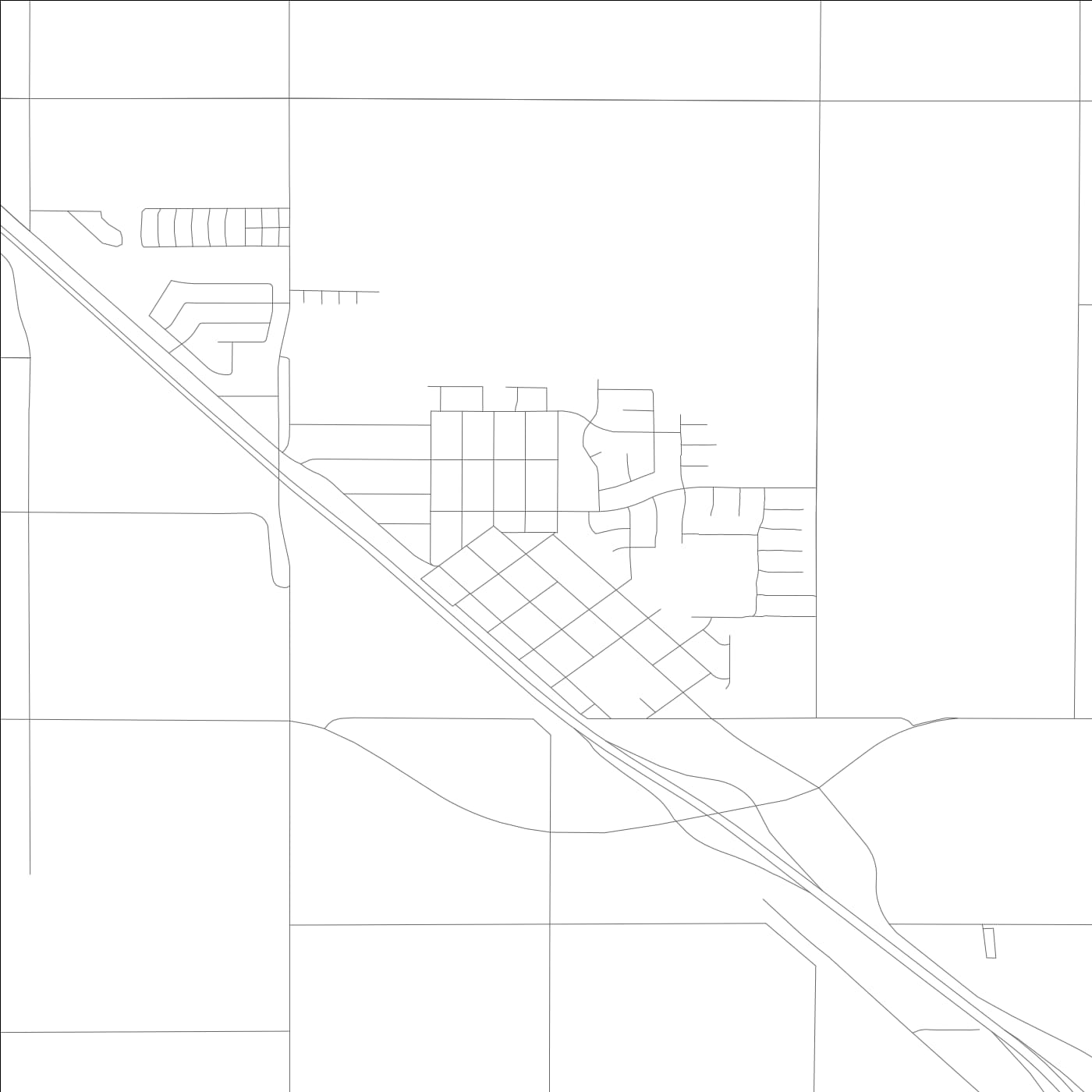 ROAD MAP OF KEYES, CALIFORNIA BY MAPBAKES