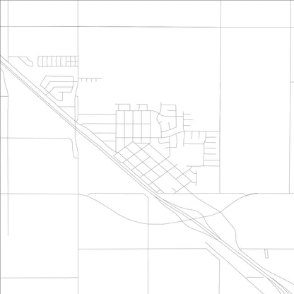 ROAD MAP OF KEYES, CALIFORNIA BY MAPBAKES