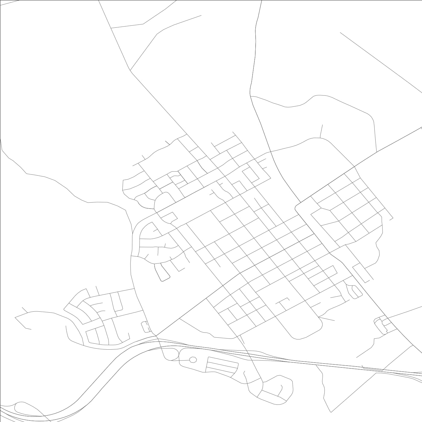 ROAD MAP OF KING CITY, CALIFORNIA BY MAPBAKES