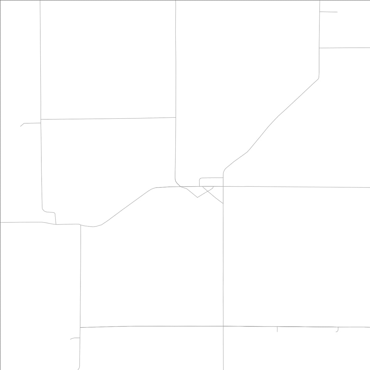 ROAD MAP OF ORCHARD, LOWA BY MAPBAKES