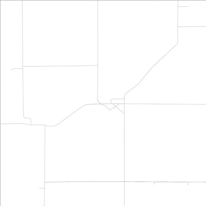 ROAD MAP OF ORCHARD, LOWA BY MAPBAKES