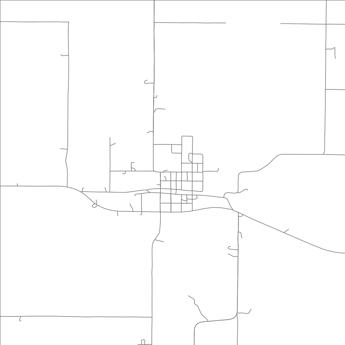 ROAD MAP OF NEW HAMPTON, MISSOURI BY MAPBAKES