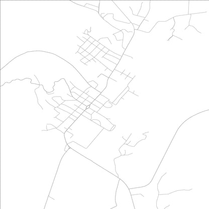 ROAD MAP OF BURKESVILLE, KENTUCKY BY MAPBAKES