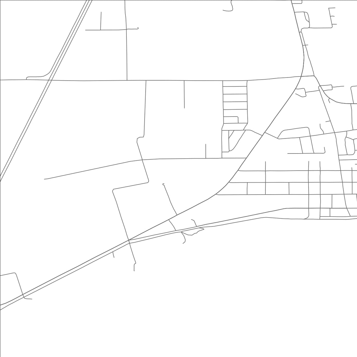 ROAD MAP OF NEW MADRID, MISSOURI BY MAPBAKES