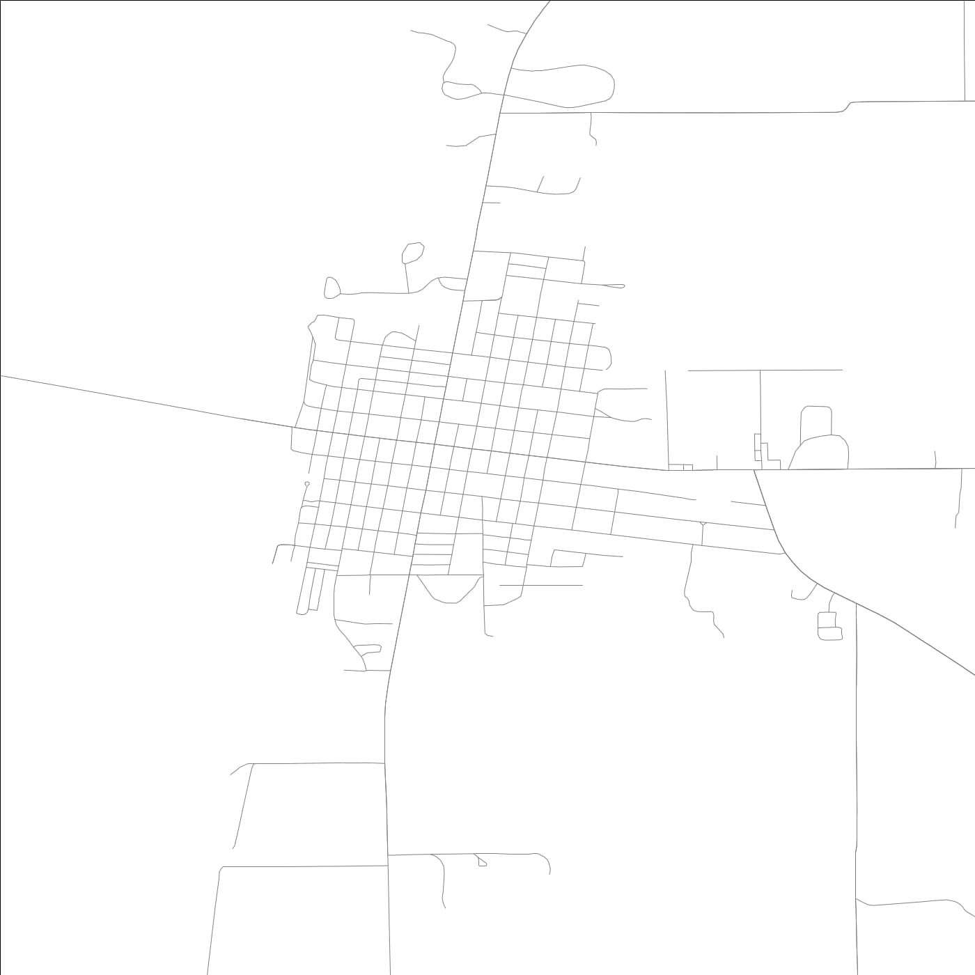 ROAD MAP OF LACON, ILLINOIS BY MAPBAKES