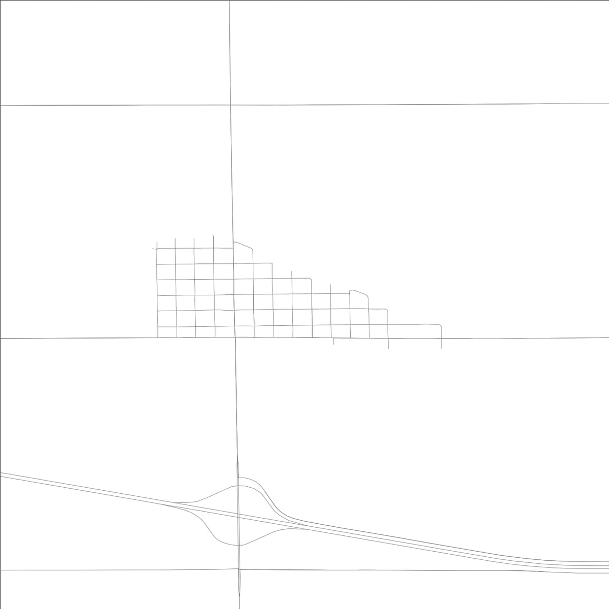 ROAD MAP OF LADD, ILLINOIS BY MAPBAKES