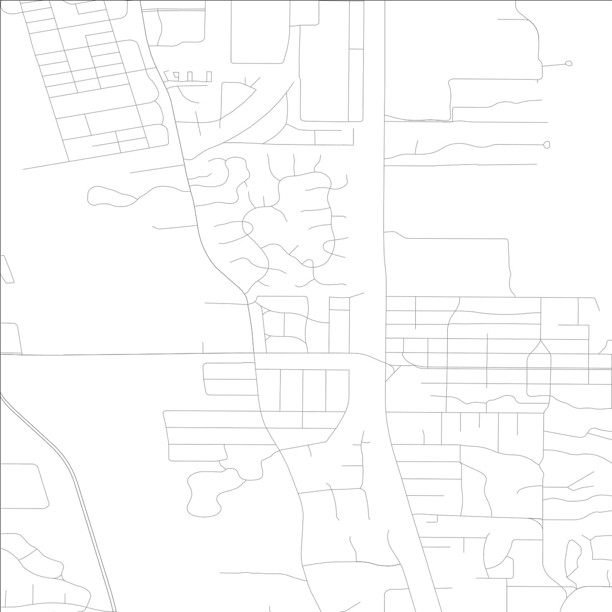 ROAD MAP OF LAKE BLUFF, ILLINOIS BY MAPBAKES