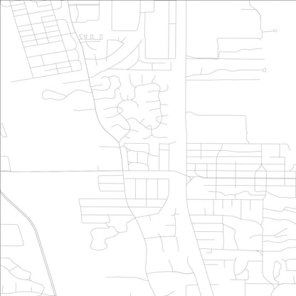 ROAD MAP OF LAKE BLUFF, ILLINOIS BY MAPBAKES