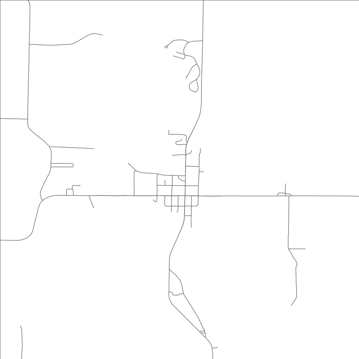 ROAD MAP OF NEWARK, MISSOURI BY MAPBAKES