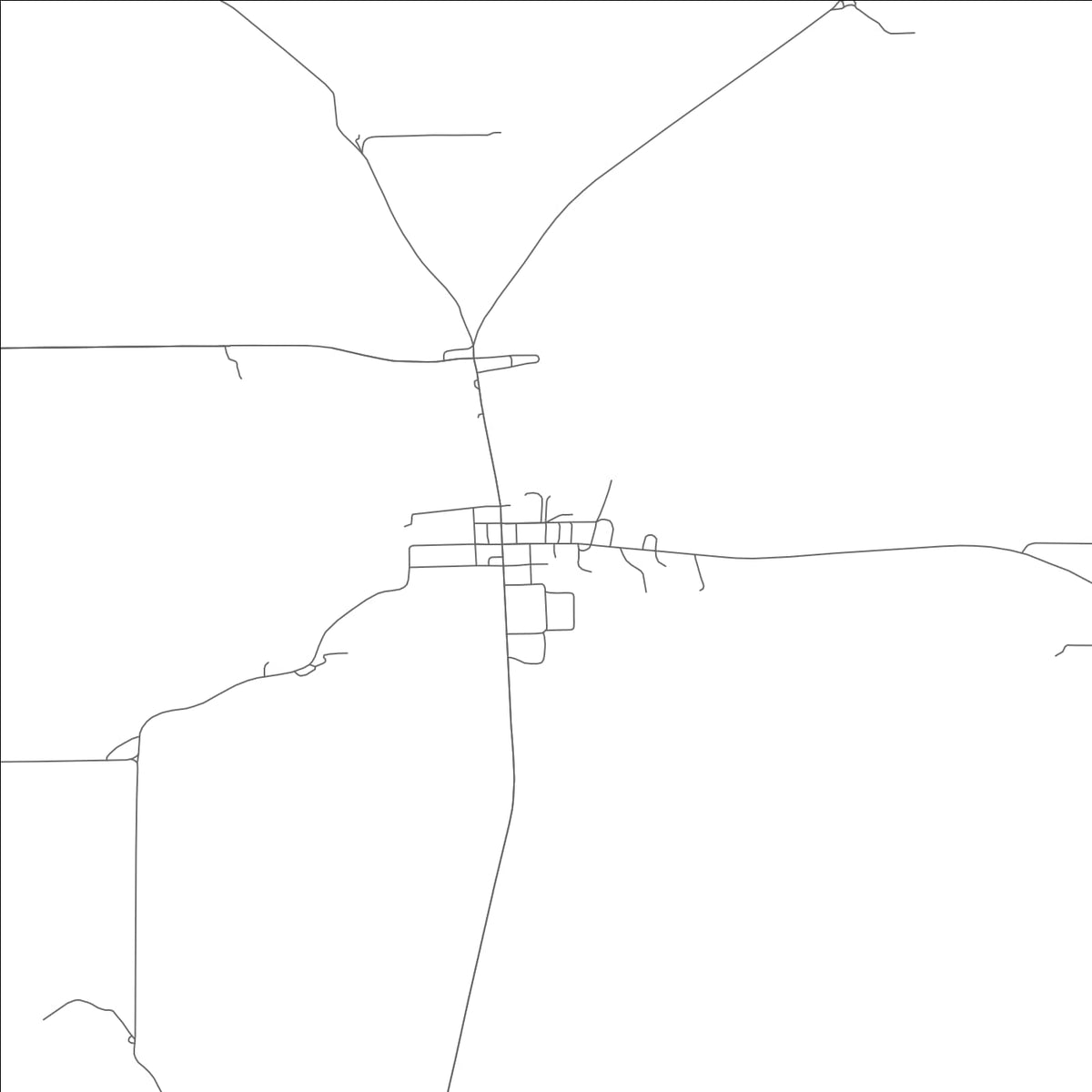 ROAD MAP OF NEWTOWN, MISSOURI BY MAPBAKES