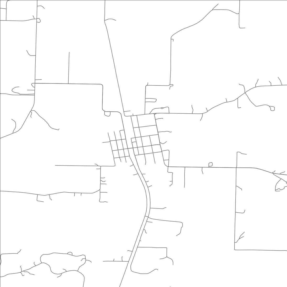ROAD MAP OF NIANGUA, MISSOURI BY MAPBAKES